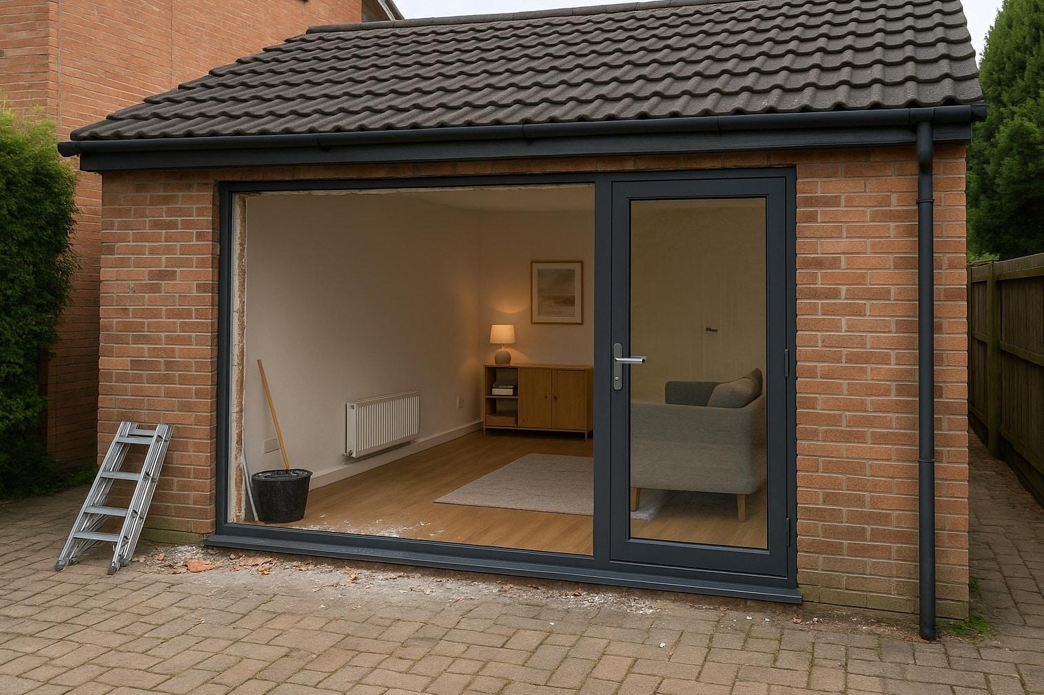 Garage Office Conversion 1